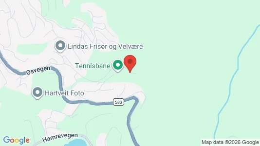 Apartments for rent i Bergen Fana - kort over placeringen