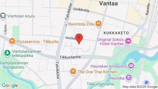 Apartments for rent i Vantaa - kort over placeringen