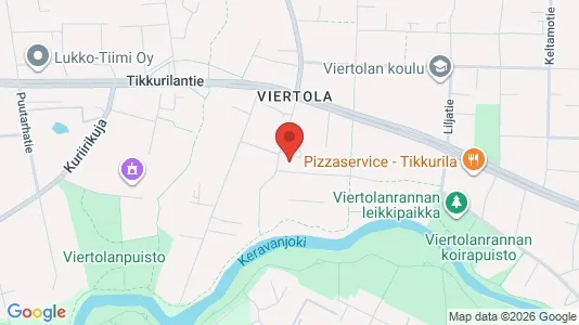 Apartments for rent i Vantaa - kort over placeringen