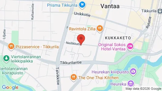 Apartments for rent i Vantaa - kort over placeringen