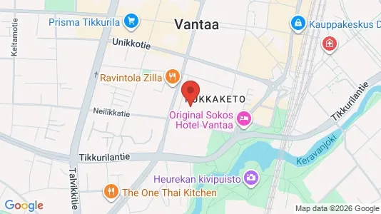 Apartments for rent i Vantaa - kort over placeringen