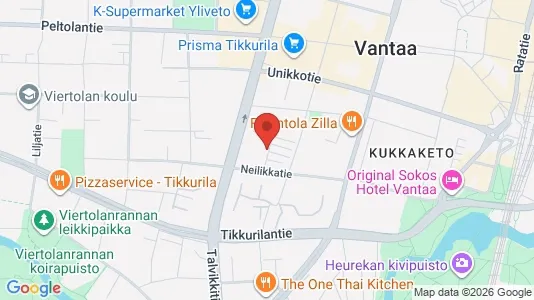 Apartments for rent i Vantaa - kort over placeringen