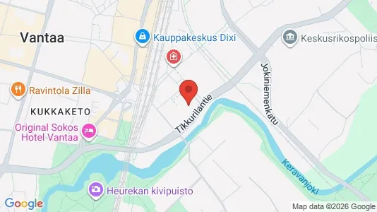 Apartments for rent i Vantaa - kort over placeringen