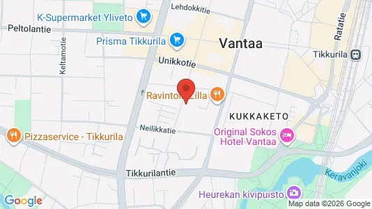 Apartments for rent i Vantaa - kort over placeringen