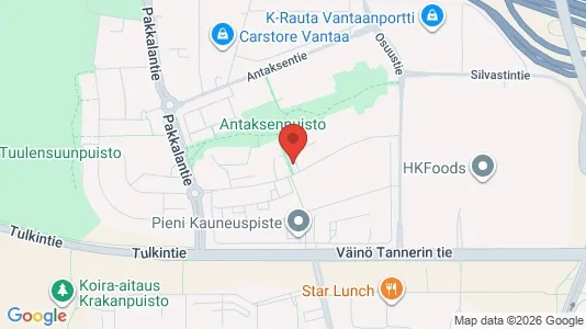 Apartments for rent i Vantaa - kort over placeringen