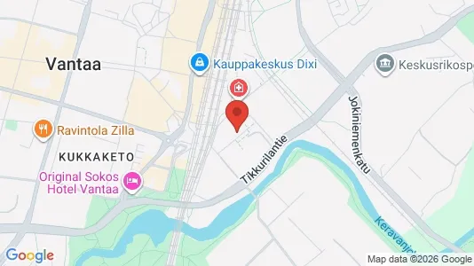 Apartments for rent i Vantaa - kort over placeringen