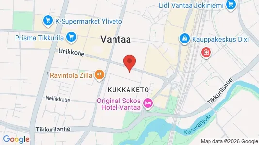 Apartments for rent i Vantaa - kort over placeringen