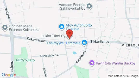 Apartments for rent i Vantaa - kort over placeringen