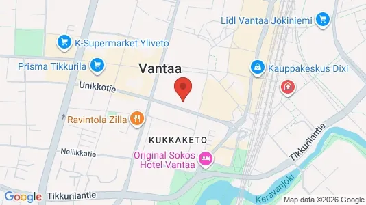 Apartments for rent i Vantaa - kort over placeringen