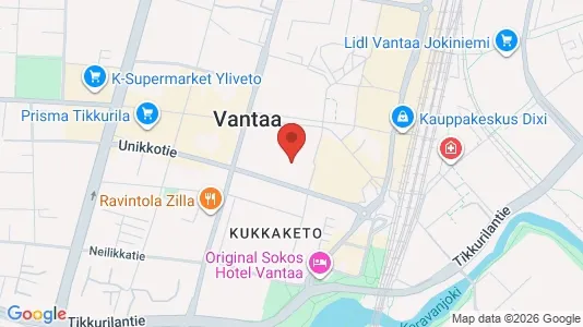 Apartments for rent i Vantaa - kort over placeringen