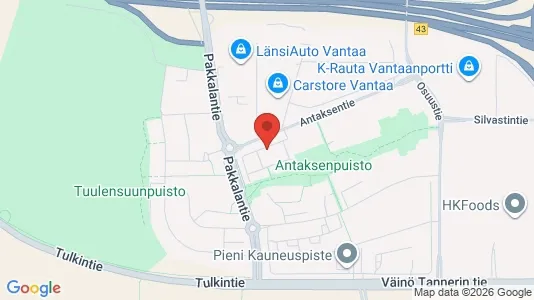 Apartments for rent i Vantaa - kort over placeringen