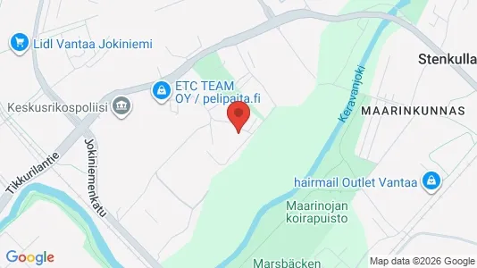 Apartments for rent i Vantaa - kort over placeringen