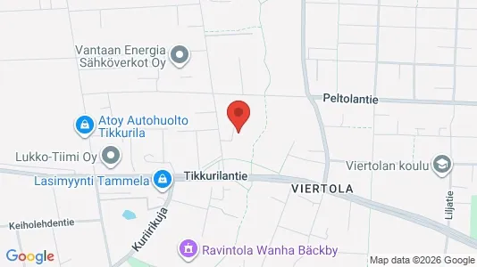 Apartments for rent i Vantaa - kort over placeringen