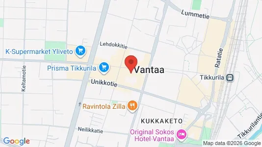 Apartments for rent i Vantaa - kort over placeringen