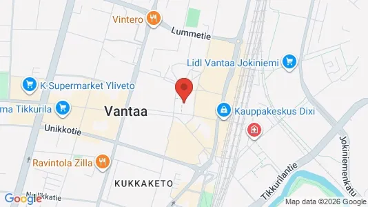 Apartments for rent i Vantaa - kort over placeringen