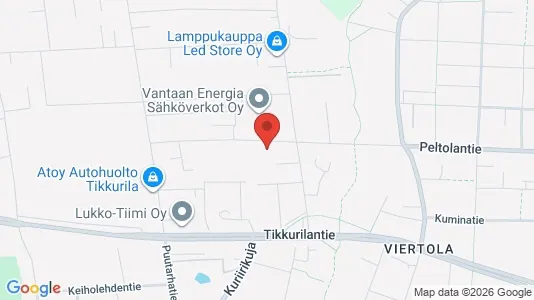 Apartments for rent i Vantaa - kort over placeringen