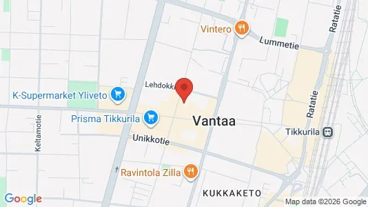 Apartments for rent i Vantaa - kort over placeringen