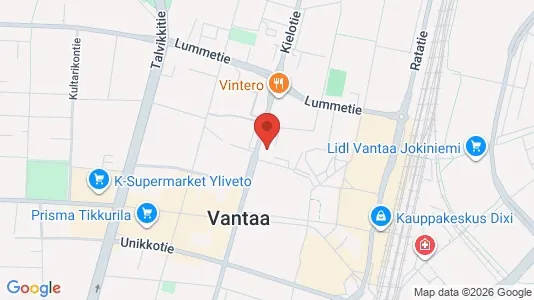 Apartments for rent i Vantaa - kort over placeringen