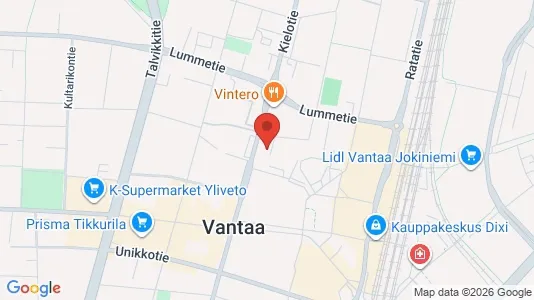 Apartments for rent i Vantaa - kort over placeringen