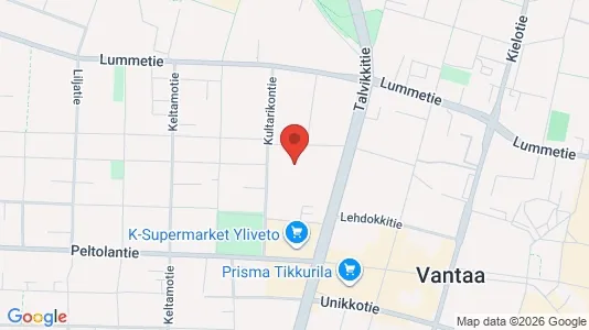 Apartments for rent i Vantaa - kort over placeringen