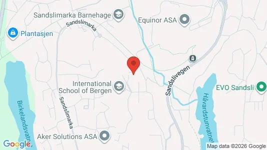 Apartments for rent i Bergen Ytrebygda - kort over placeringen
