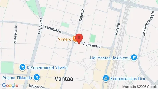 Apartments for rent i Vantaa - kort over placeringen