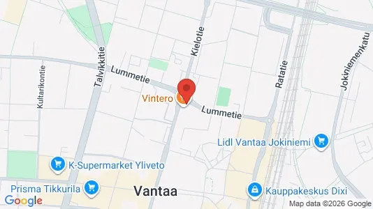 Apartments for rent i Vantaa - kort over placeringen