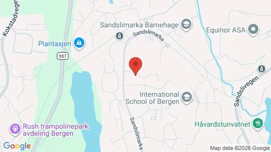 Apartments for rent i Bergen Ytrebygda - kort over placeringen