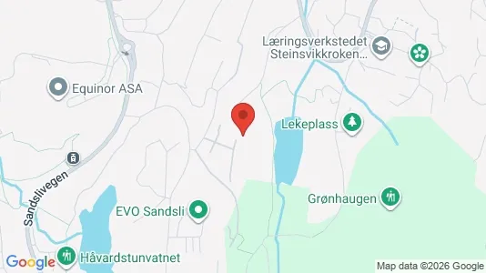 Apartments for rent i Bergen Ytrebygda - kort over placeringen