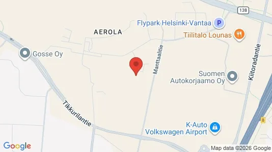 Apartments for rent i Vantaa - kort over placeringen