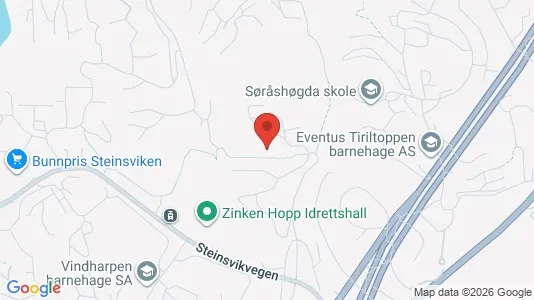 Apartments for rent i Bergen Ytrebygda - kort over placeringen