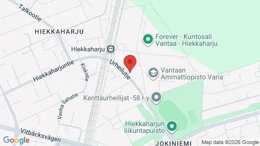 Apartments for rent i Vantaa - kort over placeringen