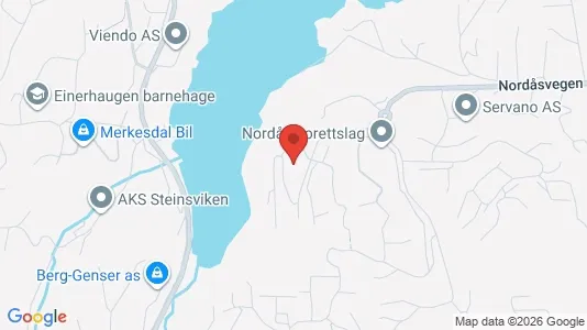 Rooms for rent i Bergen Ytrebygda - kort over placeringen