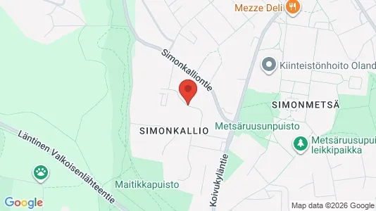 Apartments for rent i Vantaa - kort over placeringen