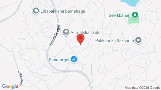 Apartments for rent i Bergen Ytrebygda - kort over placeringen
