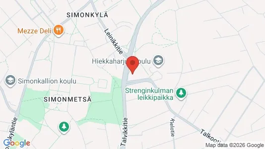 Apartments for rent i Vantaa - kort over placeringen
