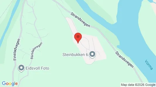Rooms for rent i Eidsvoll - kort over placeringen