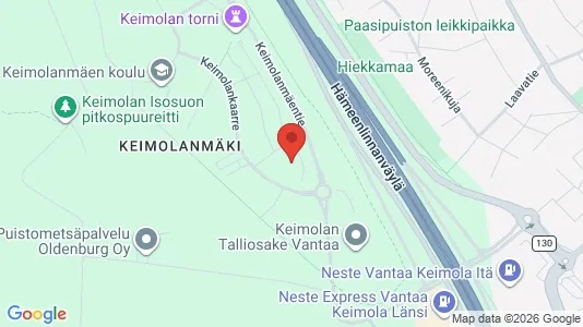 Apartments for rent i Vantaa - kort over placeringen