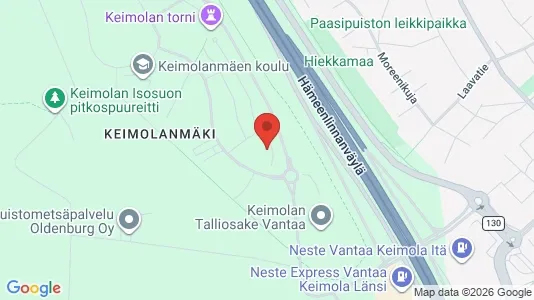 Apartments for rent i Vantaa - kort over placeringen