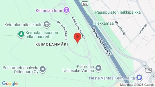 Apartments for rent i Vantaa - kort over placeringen