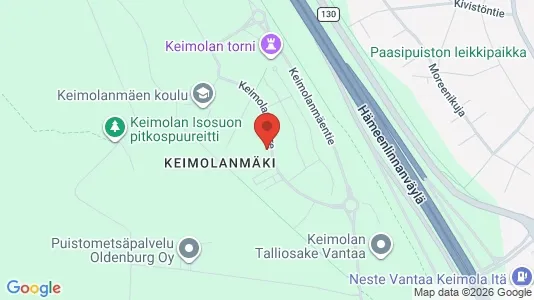 Apartments for rent i Vantaa - kort over placeringen