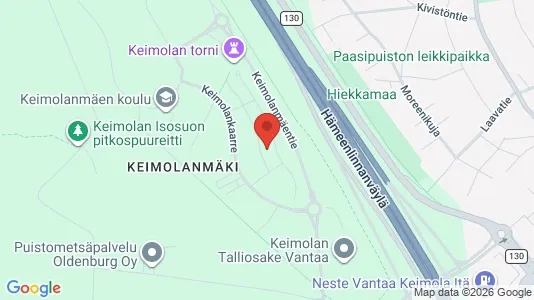 Apartments for rent i Vantaa - kort over placeringen