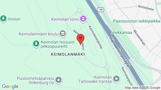 Apartments for rent i Vantaa - kort over placeringen