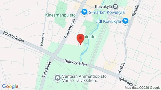 Apartments for rent i Vantaa - kort over placeringen