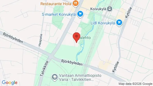 Apartments for rent i Vantaa - kort over placeringen