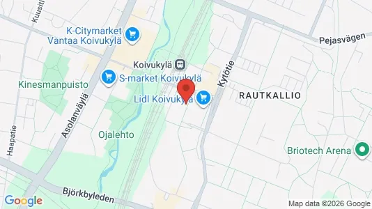 Apartments for rent i Vantaa - kort over placeringen