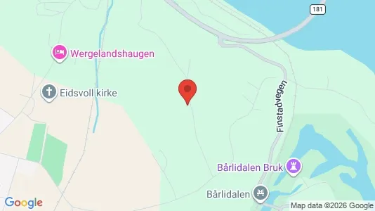 Rooms for rent i Eidsvoll - kort over placeringen