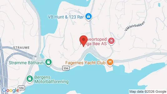 Apartments for rent i Bergen Fyllingsdalen - kort over placeringen