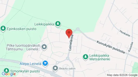 Apartments for rent i Vantaa - kort over placeringen