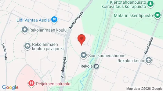 Apartments for rent i Vantaa - kort over placeringen